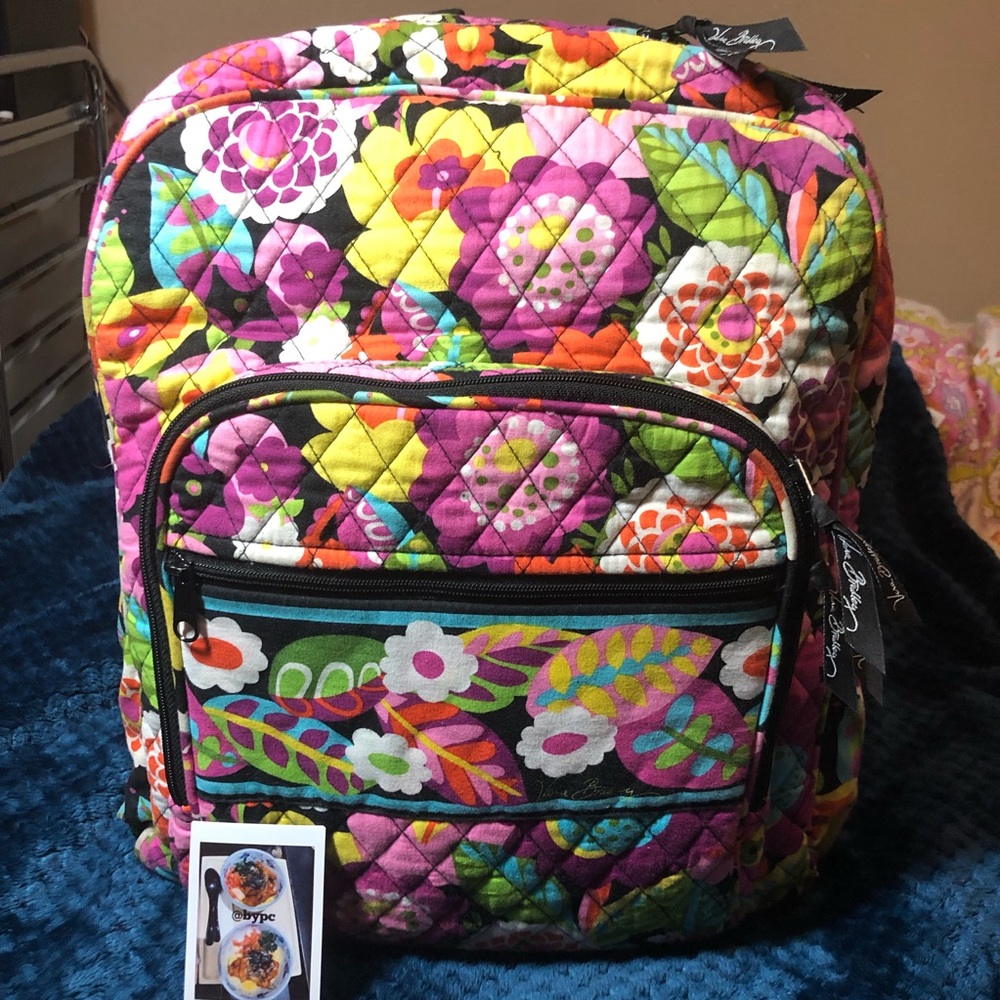 USED Vera Bradley Campus Backpack